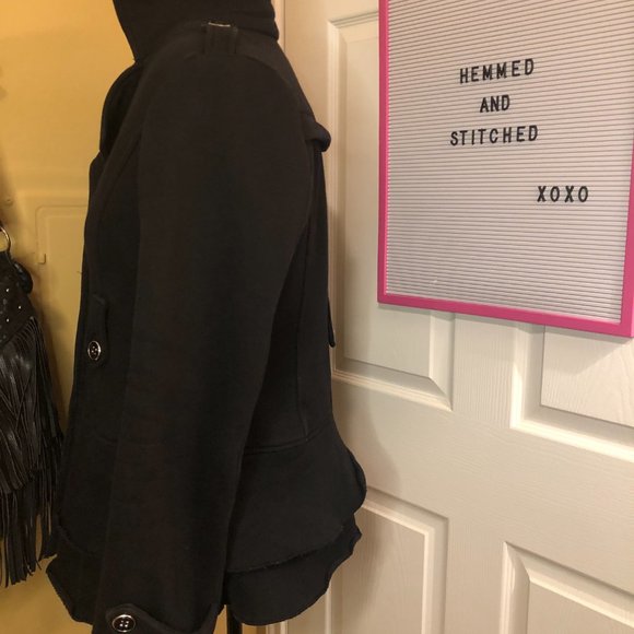 Maurice's Black Pea Coat - Picture 2 of 11